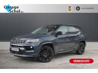 Jeep Compass 4xe 240 Plug-in Hybrid Electric S - Leder - ACC - 360 camera - Navi - Blind Spot - LED - Stoel-stuurverwarming - Rijklaar