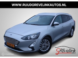 Ford Focus Wagon 1.5 EcoBlue 120 PK Titanium X Business Navi Trekhaak Chroom DonkerGlas Led+
