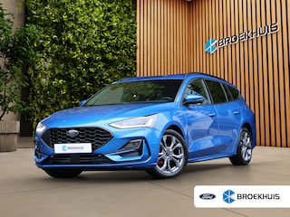 Ford Focus Wagon 1.0 EcoBoost Hybrid ST Line X | B&O | Lederen bekleding | Adapt. Cruise | Stoel-stuurverw. | Blis | 17''