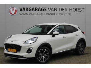 Ford Puma 1.0-125pk EcoBoost Mild-Hybrid Titanium X. Prachtige erg goed onderhouden Ford Puma, slechts 50.000km ! Autm. airco, camera, navigatie, telefoonvoorb., trekhaak, LED verl., massage stoelen etc.