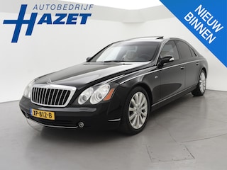 Maybach 57 6.0 V12 S 612 PK AUT. *UNIEK* + MASSAGE | KOELKAST | LUCHTVERING | ADAPTIVE CRUISE | SCHUIFDAK