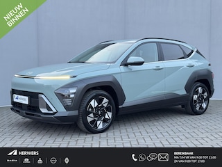 Hyundai Kona 1.6 GDI HEV Premium Automaat / Fabrieksgarantie tot 03-2029 / BOSE / Stuur & Stoelverwarming / 360 Camera / Elektrisch verstelbare voorstoelen / Stoelventilatie voor / Apple Carplay & Android Auto /