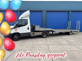 Iveco Daily 3.0 180 PK Automaat Be Trekker + Veldhuizen P45-1 2019 Semi Dieplader