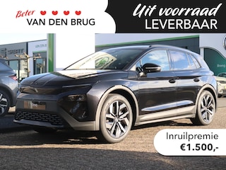 Skoda Elroq 85 Sportline Edition | Trekhaak | PDC V+A | Stoel + stuurverwarming | Sunset