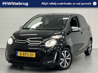Citroën C1 1.0 VTi Shine AUTOMAAT!! | LEDER MET STOELVERWARMING | PARKEERSENSOREN + CAMERA | LM VELGEN