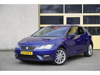 Seat Leon 1.5 TSI 150K! 5drs Xcellence BJ2019 Lmv 17" | Led | Pdc | Navi | Keyless entry | Trekhaak | Dashboard verlichting | Climate control | Cruise control | Sportstoelen | Extra getint glas
