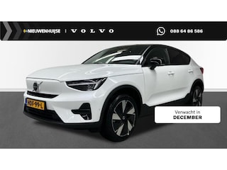 Volvo EC40 Single Motor Extended Range Plus 82 kWh | Adaptieve Cruise Control | Panoramadak | Trekhaak | Stoel-/Stuurverwarming | 360° Parkeercamera | Warmtepomp |