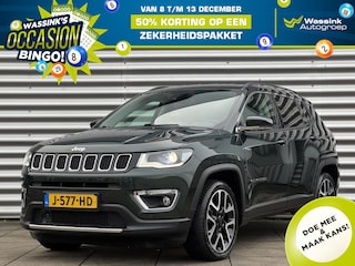 Jeep Compass 1.3 MultiAir 150pk Automaat Limited | Navigatie | Trekhaak | Climate Control | NL Auto | LED | 18 inch lichtmetalen velgen