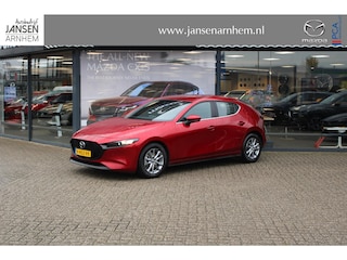 Mazda 3 HB 2.0 e-SkyActiv-G M Hybrid 122 Comfort met Bose , Leder, Bose, Adap.cruise,Navi, Apple Carplay, PDC, LMV 16 Inch, Stuur/Stoelverwarming.