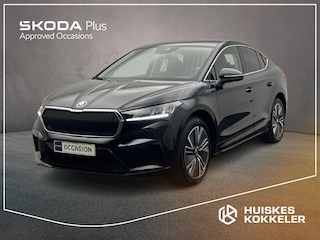 Skoda Enyaq Coupé iV 60 Business Edition Plus 180pk Automaat Panoramadak, Adaptive cruise control, Navigatie, Achteruitrijcamera, Stoelverwarming, Stuurwiel verwarmd, LED koplampen