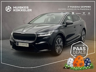 Skoda Enyaq Coupé iV 60 Business Edition Plus 180pk Automaat Panoramadak, Adaptive cruise control, Navigatie, Achteruitrijcamera, Stoelverwarming, Stuurwiel verwarmd, LED koplampen