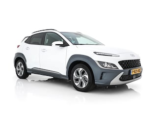 Hyundai Kona 1.6 GDI HEV Fashion (INCL-BTW) Aut. *NAVI-FULLMAP | DIGI-COCKPIT | FULL-LED | KEYLESS | CAMERA | HEAD-UP | SHIFT-PADDLES | DAB | COMFORT-SEATS | PRIVACY-GLASS | TOWBAR | 16 "ALU*