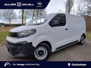 Opel Vivaro Electric L2 75 kWh 136pk | NAVI | Multimedia | Apple Carplay | Android Auto | Achteruitrijcamera | Parkeersensoren achter | Digitale cockpit | Stuurwielbediening | Tussenwand comfort met raam | Bestuurdersstoel comfort | Armsteun | Bank voorpassagiers | e-PTO 400 | Reservewiel