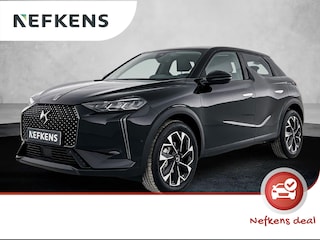 DS 3 SUV Ligne Business Hybrid 136 pk Automaat | Navigatie | Rondomzicht Camera | Parkeersensoren Voor en Achter | Lederen Bekleding | Voorstoelen Verwarmd | LED Koplampen | Keyless Entry/Start | Dodehoek Detectie | 18" Lichtmetalen Velgen | Apple Carplay/Android Auto |