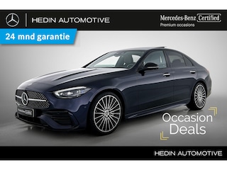Mercedes-Benz C 200 Limousine Automaat Launch Edition AMG Line | Premium Plus Pakket | Nightpakket | Panoramadak | Head-Up | Parktronic met 360° camera | Memory | Sfeerverlichting | Keyless-Go