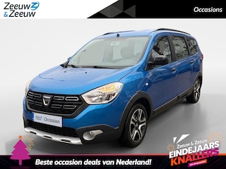 Dacia Lodgy 1.3 TCe Comfort 7p. NAVI AIRCO CAMERA TREKHAAK CRUISE CONTROLE 7 STOELEN HOGE INSTAP 12 MAANDEN GARANTIE ZEER MOOIE AUTO DEALER ONDERHOUDEN