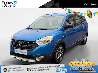 Dacia Lodgy 1.3 TCe Comfort 7p. NAVI AIRCO CAMERA TREKHAAK CRUISE CONTROLE 7 STOELEN HOGE INSTAP 12 MAANDEN GARANTIE ZEER MOOIE AUTO DEALER ONDERHOUDEN