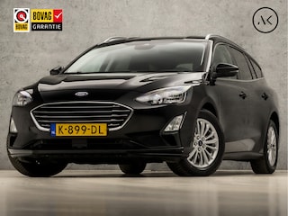 Ford Focus Wagon 1.0 EcoBoost Titanium X Automaat (VIRTUAL COCKPIT, APPLE CARPLAY, GROOT NAVI, STUUR/STOELVERWARMING, SPORTSTOELEN, ADAPTIVE CRUISE, KEYLESS, GETINT GLAS, CAMERA, NIEUWSTAAT)
