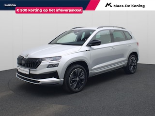Skoda Karoq 1.5TSI/150PK ACT Sportline DSG · Navigatie · Trekhaak · Apple/Android Car Play · Camera · Garantie tot februari 2029 of 60000km.
