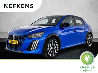 Peugeot 208 EV GT 51 kWh 156pk | Accu SOH 97,8% | 410km WLTP Actieradius | Navigatie | Panoramadak | Camera v+a | Adaptieve cruise control | Leder/Alcantara | Stoel elektrisch+verwarmd+massage | Full Led koplampen | Climate Control | Parkeersensoren v+a | Keyless | Dodehoeksensor | Warmtepomp | Draadloze telefoonlader | Donker getint glas | 17" lichtmetalen velgen |