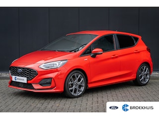 Ford Fiesta 1.0 E.B. 125 PK Hybrid ST-Line X Adapt. Cruise | B&O audio | Matrix Full LED verlichting (<-Uniekie optie!), Apple / Android Carplay | Origineel Nederlands geleverd! | Winter-pakket | 100% Dealer Onderhouden | Stoel, Stuur & Voorruitverwarming