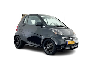 Smart Fortwo cabrio Electric drive Brabus Black-Edition 18 kWh {SOH-99%} Aut. *NAVI-FULLMAP | LEATHER | AIRCO | HEATED-SPORTSEATS | CRUISE | SHIFT-PADDLES  | AIRSCARF | 16'' ALU*