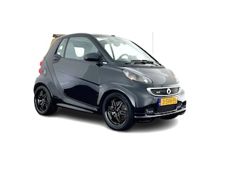 Smart Fortwo cabrio Electric drive Brabus Black-Edition 18 kWh {SOH-99%} Aut. *NAVI-FULLMAP | LEATHER | AIRCO | HEATED-SPORTSEATS | CRUISE | SHIFT-PADDLES  | AIRSCARF | 16'' ALU*