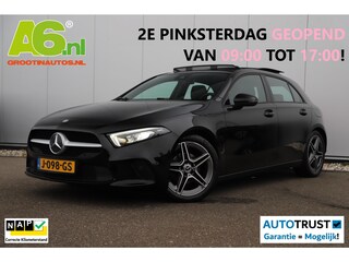 Mercedes-Benz A-klasse 160 Business Solution Panoramadak Widescreen Trekhaak 18 inch AMG Velgen Navigatie Camera Full LED Lane Assist Stoelverwarming