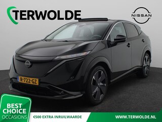 Nissan Ariya Advance 66 kWh | 22 KW Lader | Schuif-Kanteldak | 20 inch velgen |