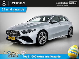 Mercedes-Benz A-klasse 180 AMG Star Edition AMG Line | Ledkoplampen | Apple CarPlay | Licht- en zicht pakket | Keyless-Go | Spiegel Pakket | Stoelverwarming. Inclusief 24 maanden MB Certified garantie voor Europa.