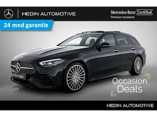 Mercedes-Benz C 200 Estate Automaat Launch Edition AMG Line | Premium Pakket | Nightpakket | Panoramadak | 360° Camera | Memory | Stoelverwarming | Sfeerverlichting | Spiegelpakket