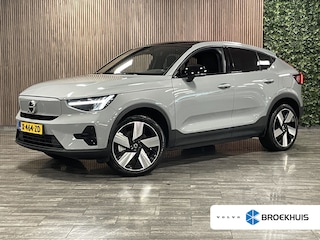 Volvo C40 Single Motor Extended Range Plus 82 kWh | All Season banden | Adaptieve Cruise Control | Stoel en Stuurwielverwarming | 20 Inch | Pilot Assist | BLIS Dode Hoek Detectie | Parkeercamera | Google Infotainment | Textiel City Canvas bekleding | Zitting verlenging voorstoelen | Panoramadak | Keyless Drive | Privacy Glass | Parkeersensoren voor+achter | Elektrisch bedienbare achterklep | Warmtepomp | DAB Radio | Apple Carplay/Android Auto | Alarm Klasse III | Volvo On Call met mobiele App functie | Vapour Grey Metallic |