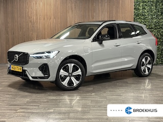 Volvo XC60 2.0 T6 Plug-in hybrid AWD Plus Dark Trekhaak | 360° Camera | All Season banden | Adaptieve Cruise Control | Stoelverwarming voor+achter | Stuurwielverwarming | Pilot Assist | BLIS Dode Hoek Detectie | Elektrische voorstoelen geheugen | Lederen bekleding | Zitting verlenging voorstoelen | Schuifdak | 19 Inch | Google Infotainment | Keyless Drive | Parkeersensoren voor+achter | Elektrisch bedienbare achterklep | DAB Radio | Apple Carplay/Android Auto | Draadloos telefoon opladen | Volvo On Call met mobiele App functie | Vapour Grey Metallic |