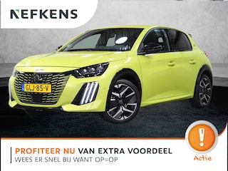 Peugeot 208 Hybrid 136PK e-DCS6 GT | AUTOMAAT | 1ste eigenaar | Stoelverwarming | Dodehoekdetectie | 360'Camera | LEER/Alcantara | Adaptive Cruise Control | Climate Control | Parkeersensoren | FULL LED | Sfeerverlichting | Isofix | Privacy Glass |
