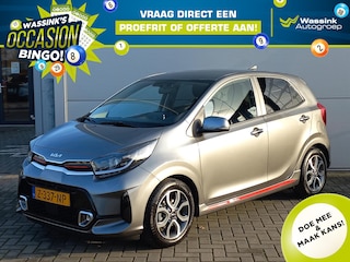 Kia Picanto 1.0 67pk GT-Line | Climate control | Navigatie | Leer | Lm velgen | Camera | Apple/Android | Parkeersensoren