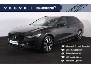 Volvo V90 T6 Recharge AWD Plus Dark - IntelliSafe Assist & Surround - 360º Camera - Harman/Kardon audio - Adaptieve LED koplampen - Verwarmde voorstoelen, stuur & achterbank - Parkeersensoren voor & achter - Elektr. bedienb. voorstoelen met geheugen - Extra getint glas - Elektr. inklapbare trekhaak - 19' LMV
