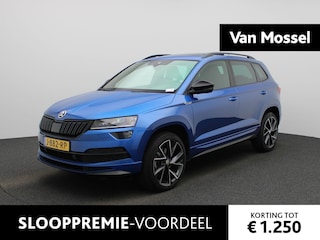 Skoda Karoq 1.5 TSI ACT Sportline Business | PANO-SCHUIFDAK | STOEL-STUURWIELVERWARMING | TREKHAAK | CAMERA | NAVIGATIE | VIRTUAL COCKPIT | CANTON AUDIO
