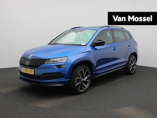Skoda Karoq 1.5 TSI ACT Sportline Business | PANO-SCHUIFDAK | STOEL-STUURWIELVERWARMING | TREKHAAK | CAMERA | NAVIGATIE | VIRTUAL COCKPIT | CANTON AUDIO