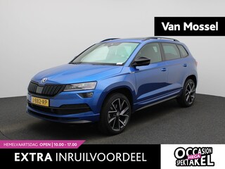 Skoda Karoq 1.5 TSI ACT Sportline Business | PANO-SCHUIFDAK | STOEL-STUURWIELVERWARMING | TREKHAAK | CAMERA | NAVIGATIE | VIRTUAL COCKPIT | CANTON AUDIO