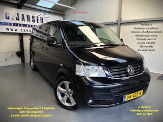 Volkswagen Transporter 2.5 TDI 340 Highline DC Automaat! Volle auto! | 18" LM Velgen | Bluetooth | Navigatie
