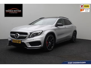 Mercedes-Benz GLA AMG 45 4Matic Edition 1 2014 | Panoramdak | Schaalstoelen | Memory Seats | DAB Radio | Adaptive Cruise Control | Goed Onderhouden / Historie | 2 Sleutels | Achteruitrij Camera | Navigatie | Elektrisch Bedienbare Achterklep