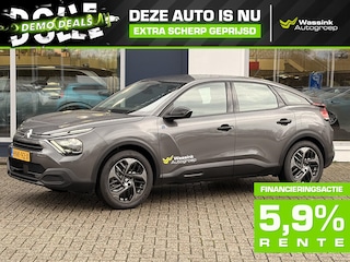 Citroën C4 EV I DEMO DEAL I 50kWh 136pk You 3-Fase | Airconditioning | Cruise control | Parkeer Camera | Bluetooth | Apple Carplay & Android Auto |