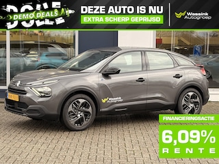 Citroën C4 EV I DEMO DEAL I 50kWh 136pk You 3-Fase | Airconditioning | Cruise control | Parkeer Camera | Bluetooth | Apple Carplay & Android Auto |