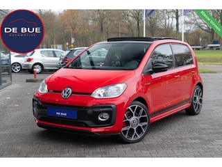 Volkswagen Up 1.0 TSI GTI|1ste Eig.|5-deurs|Panoramadak|Airco|Stoelverwarming|6BAK|TornadoRood|Dealer Onderhouden