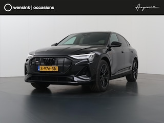 Audi E-tron 55 quattro S edition 95 kWh | SOH 95% | Ele. verstelbare stoelen + Geheugen | Panoramadak | Luchtvering | Adaptieve Cruise Control | Camera | Standkachel | NL Auto | Incl. Audi eCare 12-2028 | Sportstoelen |