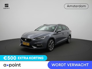 Seat Leon Sportstourer 1.5 TSI e-Hybrid FR PHEV First Edition 204 pk Automaat | Verlengde garantie | Navigatie | Parkeersensoren | Achteruitrijcamera | Adaptieve cruise control |