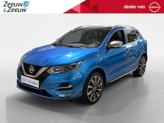Nissan Qashqai 1.3 DIG-T Tekna + Trekhaak| Lichtmetalen velgen| Lederen bekleding| Navigatie| Climate Controle| Parkeer sensoren