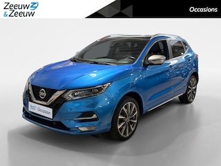 Nissan Qashqai 1.3 DIG-T Tekna + Trekhaak| Lichtmetalen velgen| Lederen bekleding| Navigatie| Climate Controle| Parkeer sensoren