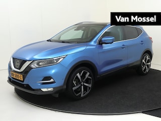 Nissan Qashqai 1.2 Tekna + | trekhaak | Lederen bekleding | LM velgen | panoramadak