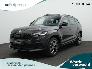 Skoda Kodiaq 1.5 TSI 150 pk DSG Sportline Business | Panoramadak | Trekhaak | Navigatie Columbus | Geheugenstoel | Leder/alcantara | Matrix LED